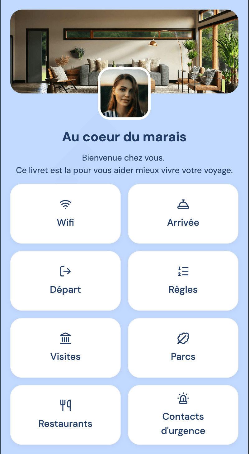 Exemple de livret d'accueil digital